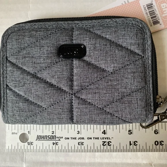 Lug Rodeo 2 Wallet Wristlet Heather Grey New - Picture 15 of 16